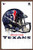 Trends International NFL Houston Texans - Drip Helmet 20 Wall Poster, 14.725" x 22.375", Mahogany Framed Version