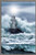 Trends International Lighthouse in The Storm Wall Poster, 14.725" x 22.375", Barnwood Framed Version Trends International Lighthouse in The Storm Wall Poster, 14.725" x 22.375", Barnwood Framed Version