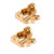Shaluoman 2PCS Brass Front AR44 Steering Knuckles for 1/10 RC Crawler Axial SCX10 II 90046 Upgrade Parts
