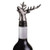 Emousport Stainless Steel Deer Stag Head Wine Pourer Unique Wine Bottle Stoppers Wine Aerators Bar Tools