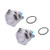 TOUHIA Momentary Push Button Switch 1NO SPST Waterproof Switch for 19mm Mounting Hole(2Pcs)