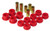 Prothane 8-205 Red Front Upper and Lower Control Arm Bushing Kit