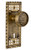 Nostalgic Warehouse Craftsman Plate with Keyhole Craftsman Knob, Single Dummy, Antique Brass