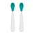 OXO Tot Feeding Spoon Set With Soft Silicone, Teal
