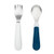 OXO TOT Training Fork/Spoon Set, Navy