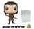 Game of Thrones Arya Stark with Two-Headed Spear Vinyl Figure Featuring Golden Groundhog Plastic Protector Bundle