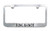 King Ranch Wordmark Chrome Plated License Plate Frame Holder Wide Bottom 2 Hole