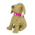 Beige Puppy Dog with Pink Collar Pinata - Mexican Piñata - Handmade in Mexico