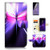 ( For Samsung Galaxy S9 ) Flip Wallet Case Cover & Screen Protector Bundle - A9452 Purple Dragonfly