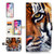 (for iPhone XR) Flip Wallet Case Cover & Screen Protector Bundle - A20015 Tiger