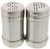 Juvale Salt and Pepper Shakers - Modern Kitchen Stainless Steel Salt and Pepper Shakers - 3.5 Inch