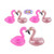 Drink Floats Inflatable Cup Coasters,Inflatable Drink Holders, Flamingo Drink Floats Inflatable Cup Coasters for Pool Party(6pcs)