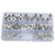 Aluminun Rivet Nut Flat Head Metric Threaded Rivnut Insert Standard Rivetnut Blind Nutsert Assortment Kit Set M3 M4 M5 M6 M8 M10
