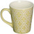 Abbott Collection Stoneware Lattice Mug, Yellow (Small)