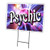 Psychic 12"x16" Yard Sign & Stake | Advertise Your Business | Stake Included Double Sided Image | Made in The USA