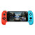 Siomeor Telescopic Wireless Bluetooth Controller Gamepad Mobile Game Controller Android IOS Phone Flexible Joystick Blue and Red