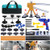 YOOHE Paintless Dent Repair Kit - Car Dent Puller Kit with Adjustable Golden Dent Lifter Puller and Bridge Dent Puller for Car Body Hail Dent Removal Dent Remover Automobile Body Repair