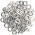 Sutemribor 1/4 Inch Flat Washer, 304 Stainless Steel Flat Washer, 100 Pieces (5/8 Inch Outside Diameter)