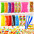 OPount 15 Pack Colorful Styrofoam Foam Balls for Slime 0.08-0.35 Inch with Tools and Fruit Slice for Slime Making Art DIY Craft(Not Contain Slime)