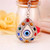 JewelBeauty Colorful Evil Eye Keychain Sparkling Keyring Crystal Rhinestones Purse Pendant Handbag Charm