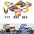 Burly Effects Graphics kit for Razor MX350 MX400 MX500 MX650 Electric Dirt Bikes (MX500 & MX650)