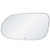 exactafit 8133L Driver Side Mirror Glass Replacement Plus 3m Adhesives Compatible With Mercedes Benz CLK320 CLK350 CLK430 SL500 SL55 AMG Left Hand Door Wing LH