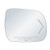 exactafit 8209SR Passenger Side Mirror Glass Replacement Plus 3m Adhesives Compatible With 2006-2010 Toyota Sienna Right Hand Door Wing RH