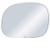 exactafit 8617L Driver Side Mirror Glass Replacement Plus 3m Adhesives Compatible With Ford Expedition F150 F250 F350 1997-2004 Left Hand Door Wing LH