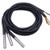 Twidec/ 3Pcs DS18B20 Waterproof Temperature Sensors 1M Length Digital Thermal Stainless Steel Probe Temperature Controller DS18B20-1M