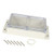 YXQ 158x90x46mm Clear Cover Junction Box IP65 Waterproof ABS Project Case Enclosure with Hole Cable Wire Connect Power Wall Hang(6.2 x 3.5 x 1.8 inches)