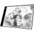 A4 Light Box Tracer with Scale | Ultra-Thin USB Powered Portable Dimmable Brightness LED Artcraft Tracing Light Pad | Light Box for Artists Drawing Sketching Animation 5D Diamond Painting