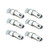 6 Pieces Stainless Steel Spring Loaded Toggle Latch Catch Hasp Lock Case Box Chest Trunk Toolbox Case Chest Toggle Lock With Locking Hole 57mm