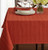 Textured Fabric Tablecloth, Bison, 60" x 104" Rectangular