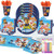 Paw Patrol Party Supplies Pack Serves 16: 7" Plates Beverage Napkins Cups and Table Cover with Birthday Candles (Bundle for 16)
