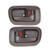 AUTEX Door Handles 2pcs Brown Interior Door Handle Front Left Right Driver Passenger Side Door Handles 80533 80504