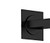 HIMK shower arm plate, matte black
