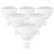 MR16 LED Light Bulb, 50W Halogen Bulbs Replacement, Warm White 3000K 7W 12V GU5.3 Bi Pin Base Landscape Track Lighting, 700 Lumens 120° Beam Angle, Pack of 6