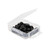 binifiMux 30pcs Black 6-32 Nylon Inserted Lock Nuts, Self Locking Nuts