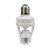 PIR Motion Sensor Light Socket,E26/E27 Smart Lamp Bulb Holder Adapter Auto On/Off Light Control Suitable For Garage Basement Porch Storage Room