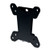 Peerless RBF100 Flat Wall Mount for 10-24 Inches Flat Panels, Matte Black
