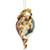 Midwest-CBK Holy Family Gold Toned Resin Stone 5 x 3 Christmas Decorative Hanging Ornament