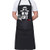 Ihopes Funny Black Apron for Women Men - Head Chef - Cute Kitchen Chef Apron with 2 Pockets and Adjustable Neck Strap for Birthday/Christmas/Thanksgiving