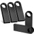 5 Pack 32GB USB 2.0 Flash Drive Memory Stick Thumb Drive Pen Drive Jump Drive with Keychain, Black