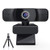 HD Webcam with Tripod Stand, 1080P Autofocus USB Camera with Microphone, PC Webcam for Video Calling & Recording Video Conference/Online Teaching/Business Meeting Compatible