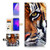 (for Samsung S10+ / Galaxy S10 Plus) Flip Wallet Case Cover & Screen Protector Bundle - A20015 Tiger