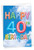 The Best Card Company Inflated Messages - Milestone Birthday Greeting Card with Envelope (4.63 x 6.75 Inch) - Balloon-Looking Milestone C5651BMBG