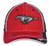 Checkered Flag Men's Ford Mustang Logo Cap Adjustable Red & Black Hat