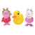 Peppa Pig, Suzy Sheep and Ducky Bath Squirters
