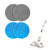 BOBOT Cordless Electric Mop Replacement Mop Pads, 4Pcs