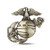 Marine Corps USMC Metal Car Emblem Sticker Decal